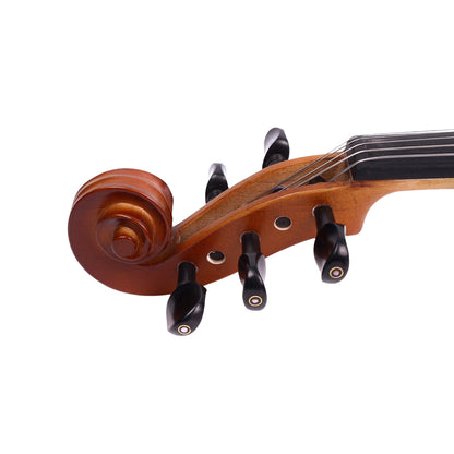 Yinfente 5 String Acoustic Viola 16 inch Student Beginner Professional Handcrafted Complete Viola Instrument With Case Brazil Bow
