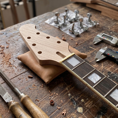Yinfente DIY Electric Guitar Kit build on own Flying V HH pickups style 22fret 24.75inch