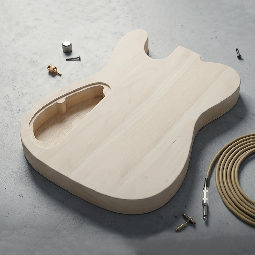 Yinfente basswood spliced Guitar Body SH pickups 44mm thickness stander heel pocket size