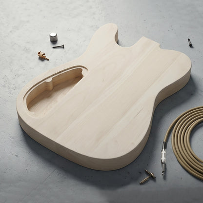 Yinfente basswood spliced Guitar Body SH pickups 44mm thickness stander heel pocket size