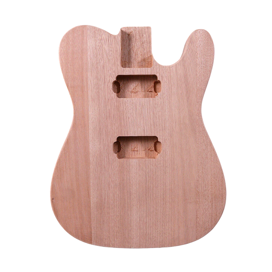 Yinfente Mahogany Wood Guitar Body HH pickups Guitar replacement TELE style Body
