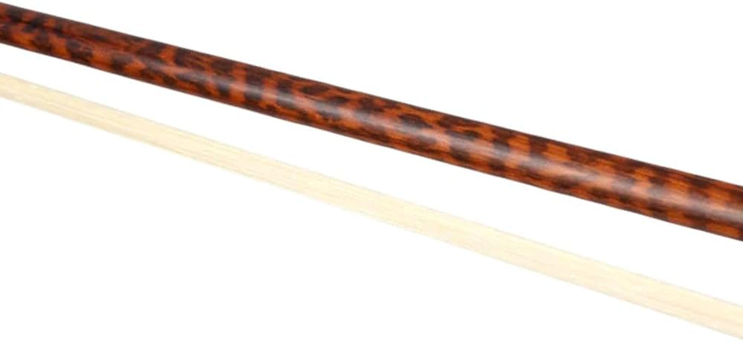 Violin Bow 4/4 Full Size Snakewood Baroque Style Outward Timber Natural Bow Horse Hair Well Balance