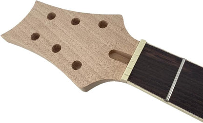 ® Electric Guitar Neck Replacement 22 Fret 25.5 Inch Rosewood Fretboard Unfinished Electric Guitar