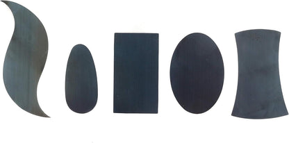1Set Violin Scraper Guitar Tools Steel Wood Project Luthier Tools Violin Making Tools (5Pcs)