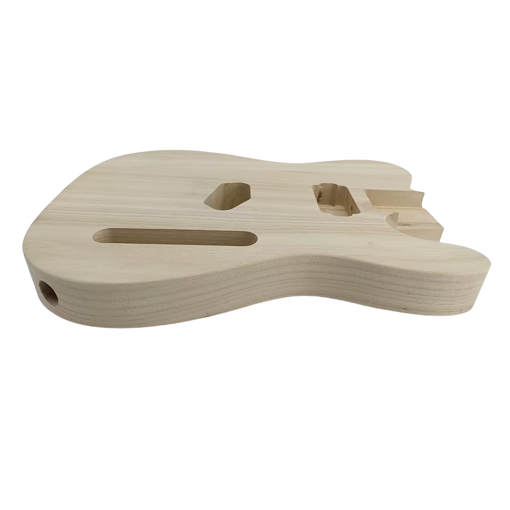 Yinfente T-Style New Guitar Body Paulownia Wood DIY Guitar Project Bolt on Heel