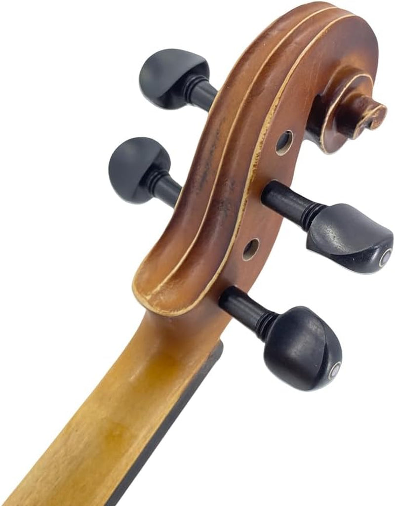 Acoustic Violin Electric Violin 4/4 Full Size Violin 4 String Maple Spruce for Student,Violin for Beginners Violin Case,Brazilwood Bow,Cable,Cleaning Cloth,Rosin,Bridge