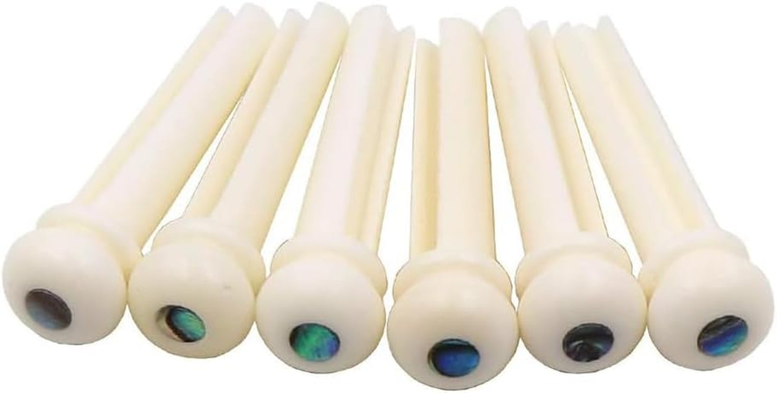 6-String Acoustic Guitar Bridge, String Pins, Guitar Top Nut, Guitar Bottom Nut, Guitar Parts Replacement, Acoustic Guitar Hardware Kit