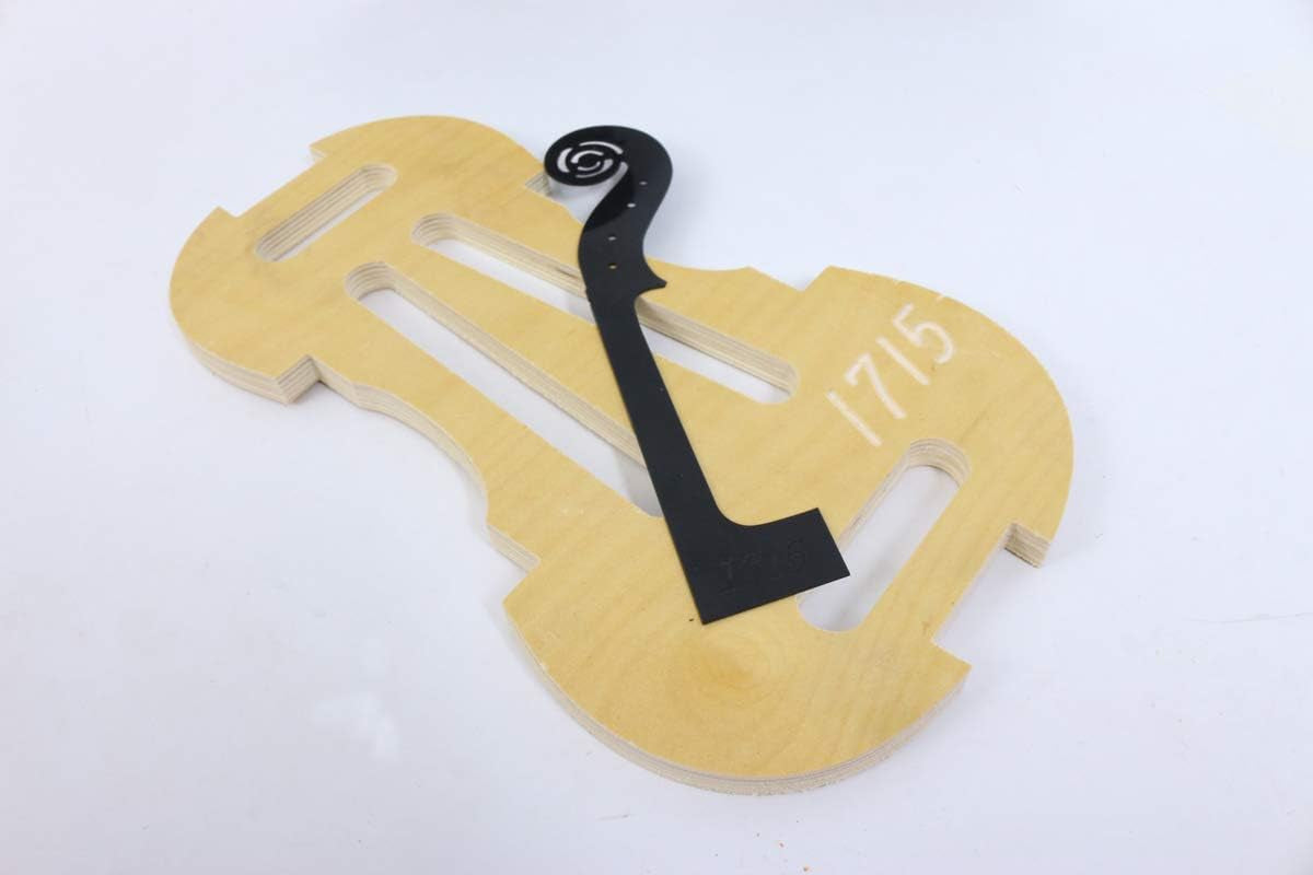 1Set Violin Template Stradivari Model Violin Neck F Hole Templet Mold 1715 Year DIY Violin Luthier Supply