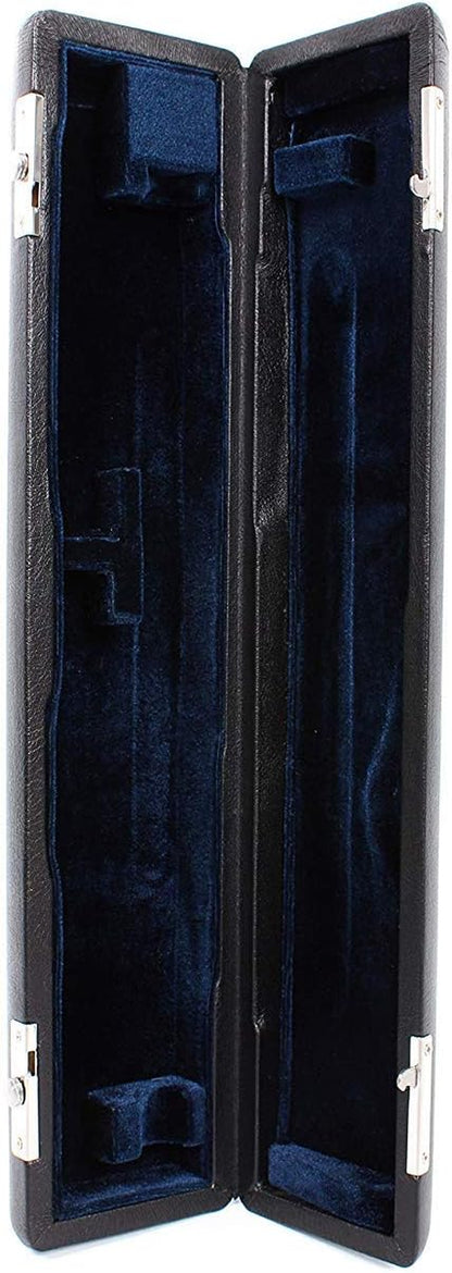 16 Hole C Foot Flute Case Hard Shell with PU Leather Storage Box Flute Bag for Beginners,Students,Players Musicians