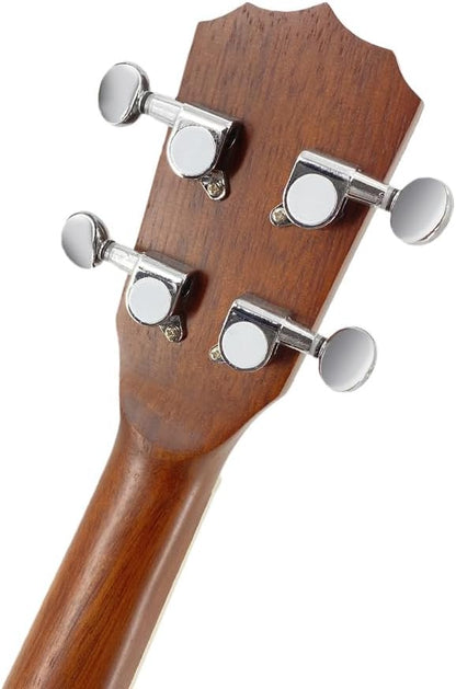 4-String Banjo Ukulele, Banjolele 23 Inch Concert Size with Premium REMO Head, Mini Banjo Uke Beginner Kit with Gig Bag, Banjos Strap, Strings, Pickup, Picks, Ruler, Wrench