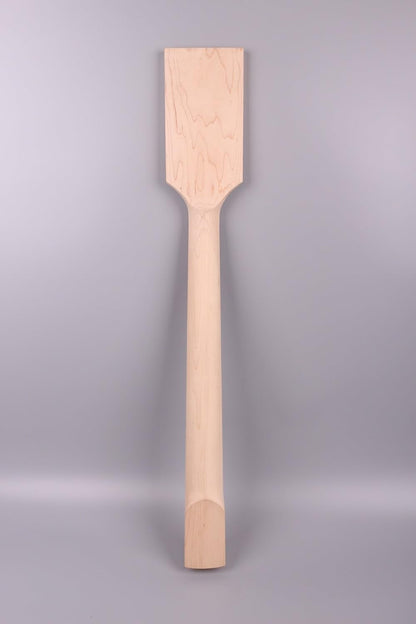 Electric Guitar Neck Solid Wood 24 Fret 25.5 Inch Block Inlay Paddle Headstock