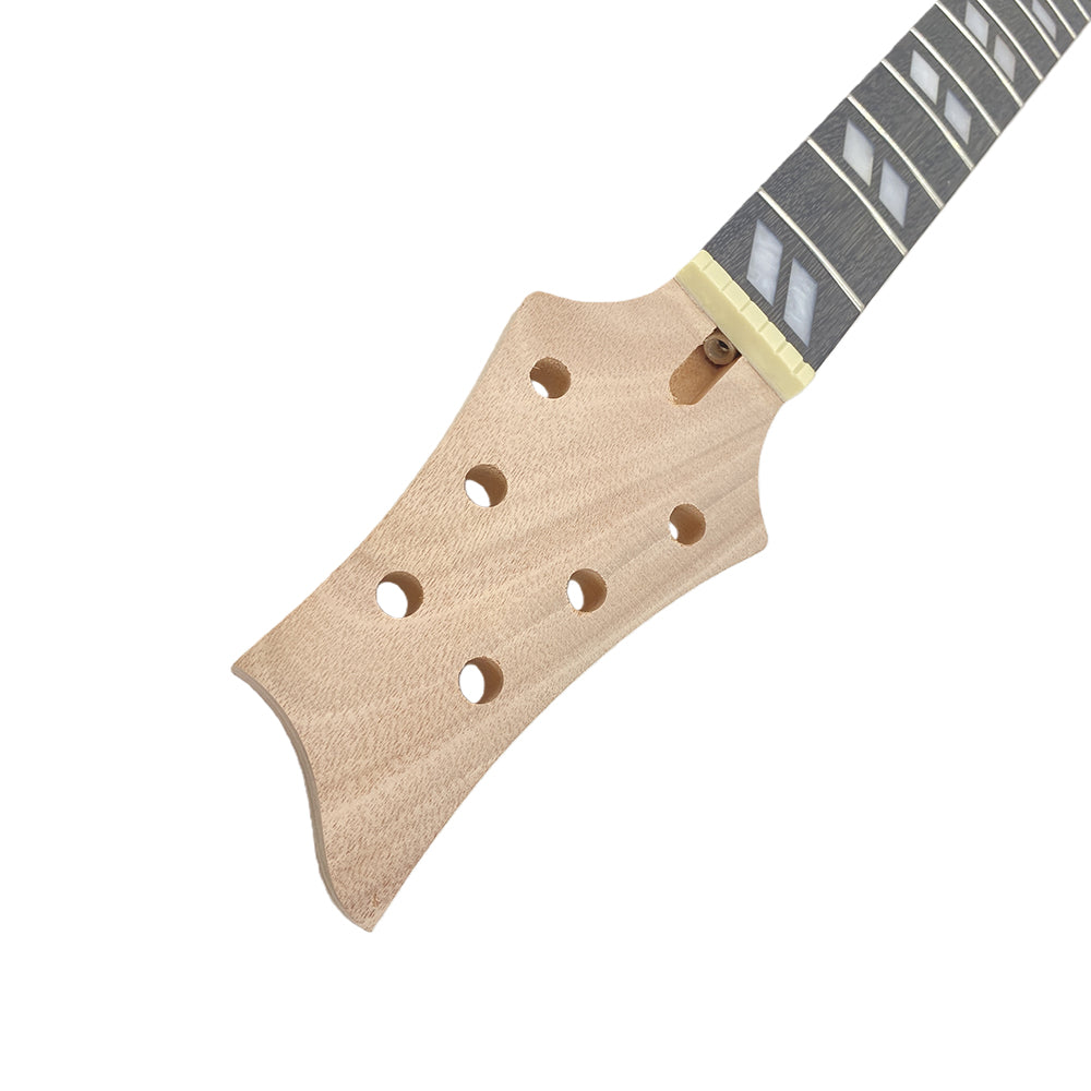 Yinfente Electric Guitar Neck 22 Fret 24.75 Inch Mahogany Neck Rosewood Fretboard Bolt on Heel DIY Guitar (P18)