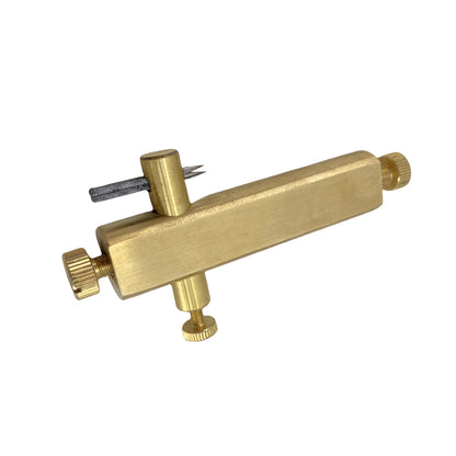 Yinfente 1 Set Brass Purfling Tools Inlay.Inlaid Groove Carver Knife Luthier Tools for Making Violin Viola