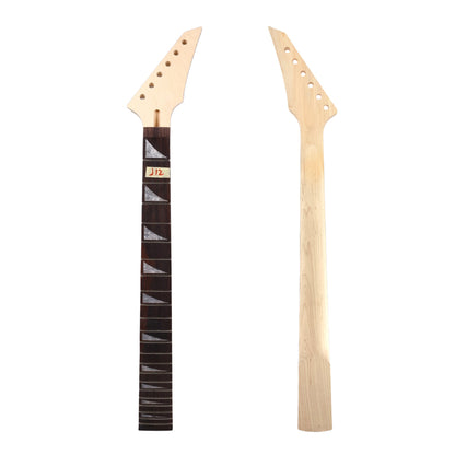 Yinfente Maple guitar neck 22fret 25.5inch Rosewood Fretboard Shark Fin DIY Guitar Neck Unfinished