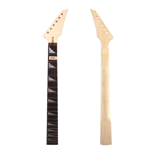 Yinfente Maple guitar neck 22fret 25.5inch Rosewood Fretboard Shark Fin DIY Guitar Neck Unfinished