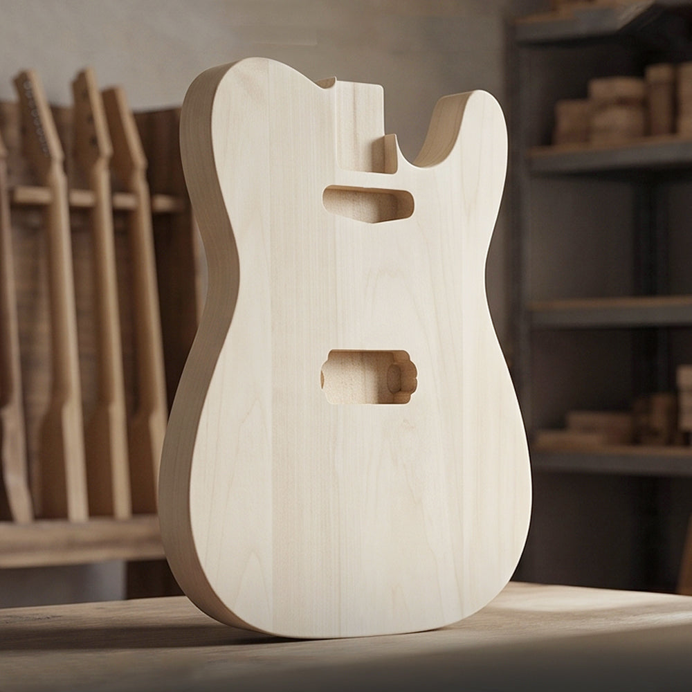 Yinfente basswood spliced Guitar Body SH pickups 44mm thickness stander heel pocket size