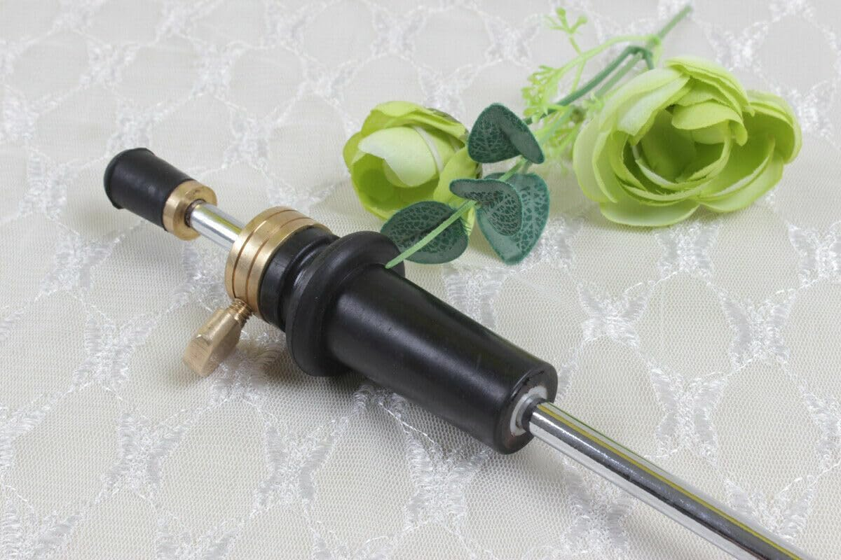4/4 3/4 Cello Endpin Ebony Wood Solid Wood and Metal with Endpin Tip for Cello Durable,Light 4/4 Full Size Cello Parts,Cello Accessories (Style-A)