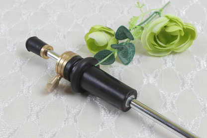 4/4 3/4 Cello Endpin Ebony Wood Solid Wood and Metal with Endpin Tip for Cello Durable,Light 4/4 Full Size Cello Parts,Cello Accessories (Style-A)