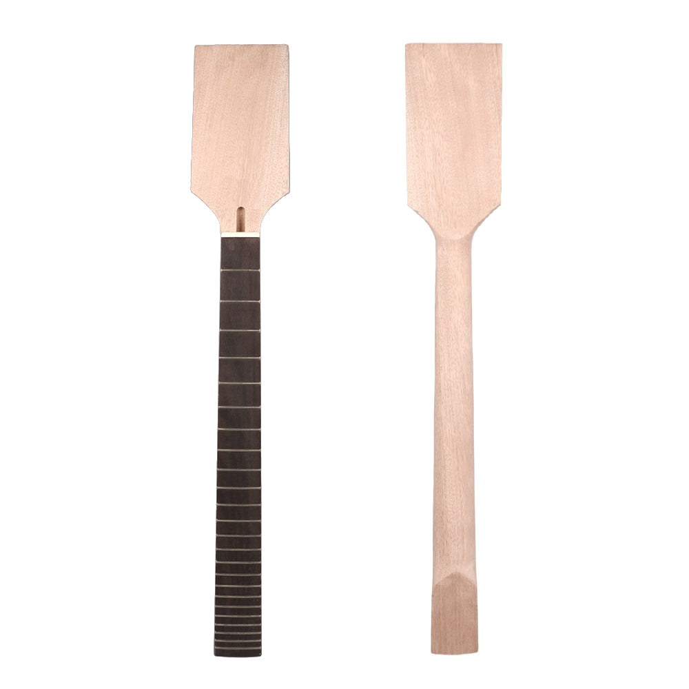 Yinfente Baritone Guitar Neck 24Fret 27inch maple Paddle Head Rosewood Fretboard Paddle
