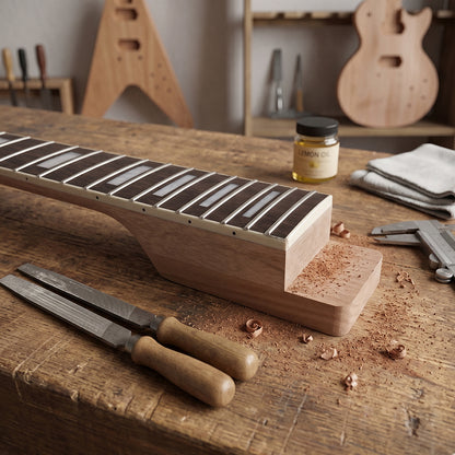 Yinfente DIY Electric Guitar Kit build on own Flying V HH pickups style 22fret 24.75inch