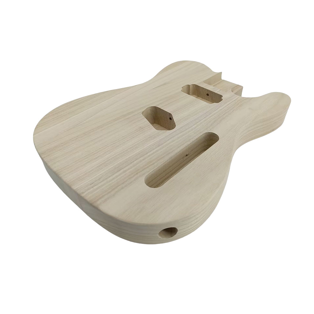 Yinfente T-Style New Guitar Body Paulownia Wood DIY Guitar Project Bolt on Heel