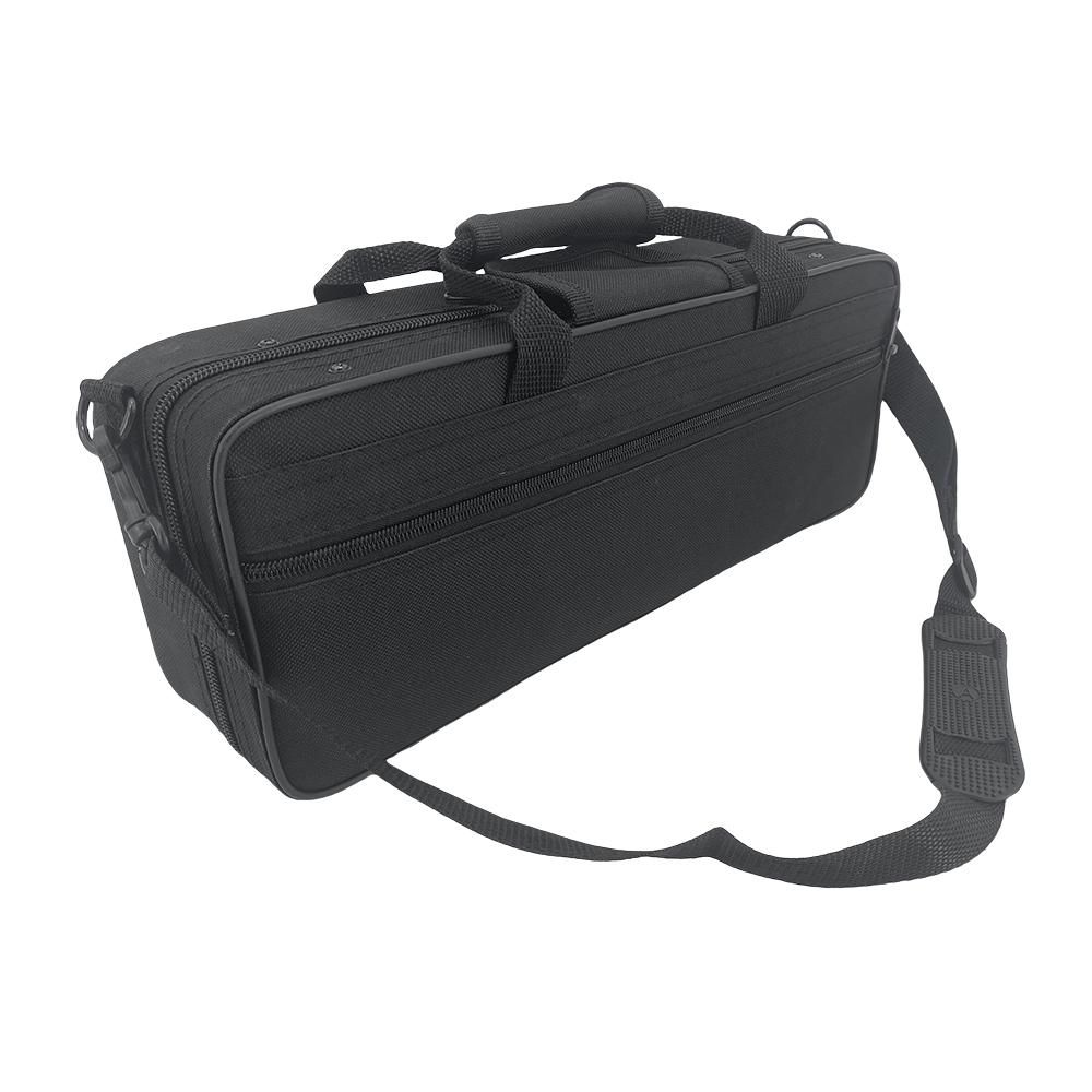 Yinfente Ekey Clarinet Case Strong Light Eb Key Clarinet Box Thick Padding with Straps,Black