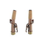 Yinfente Bb Straight Soprano Saxophone–Gold Lacquer Finish, Ergonomic Design with Case, Mouthpiece, Neck Strap & Accessories, Ideal for Beginners & Advanced Players（Red）