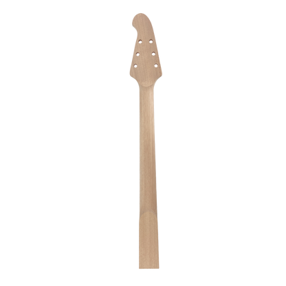 Yinfente 1 Set Guitar Kit Mahogany Neck 22fret 628 dots inlay not binding set in heel Mahogany Body Flying V wiht pickguard