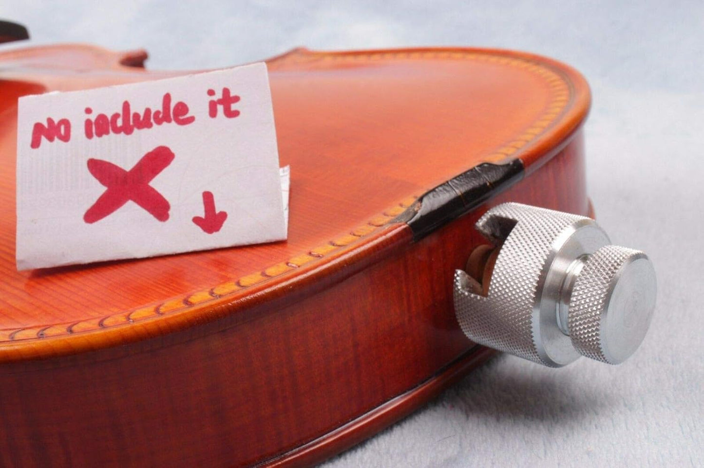 1Pcs Luthier Tool Violin Viola Endpin Clamp Pull Out Violin Making Tools Brass (Aluminum)