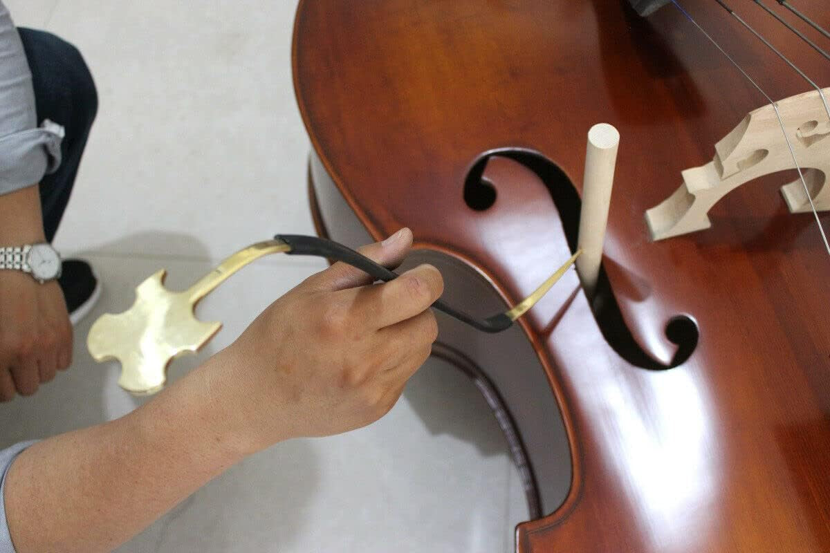 Upright Bass Tool Sound Post S Setter Rubber Grip and Protector S Style Copper Brass Set up Bass Soundpost