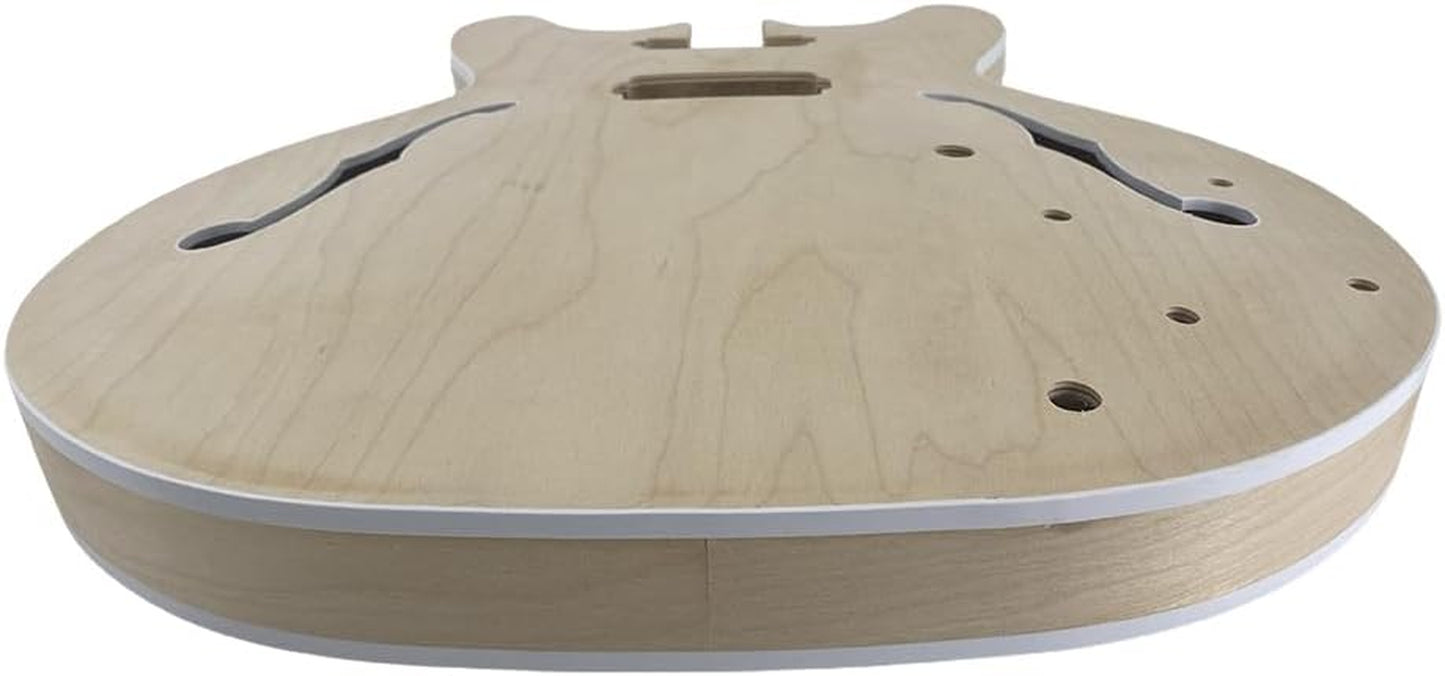 DIY Guitar Kit with Mahogany Body Mahogany Neck with Rosewood Fretboard 6 String DIY Electric Guitar Kit with All Components to Build Your Own Guitar