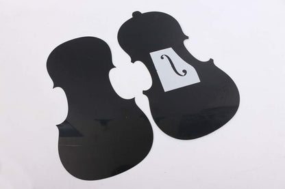1Set Violin Template Stradivari Model Violin Neck F Hole Templet Mold 1715 Year DIY Violin Luthier Supply