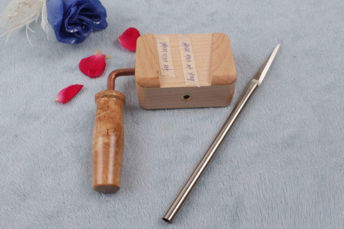 Violin Bridge Hold Clamp & Knife, Violin Guitar Tool