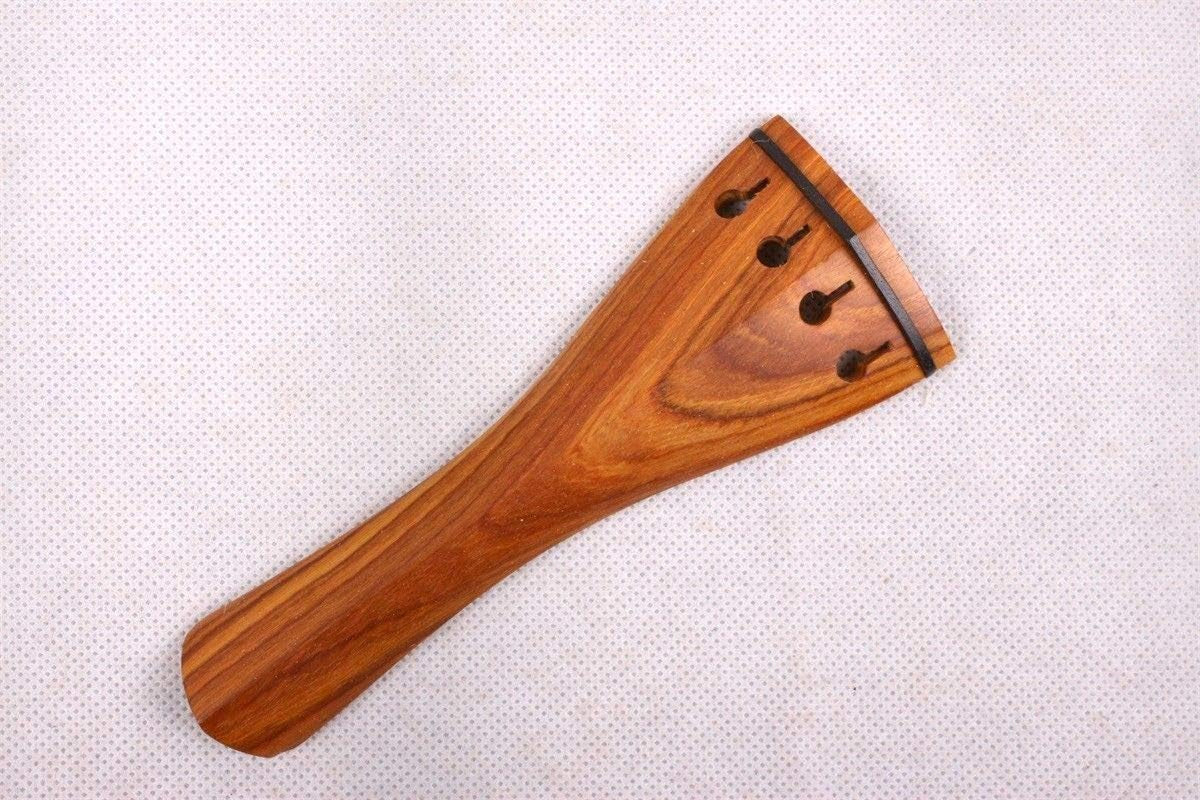 4/4 Violin Kit Full Size Violin Accessories Rosewood Violin Peg Tailpiece Chin Rest End Pin (4/4)