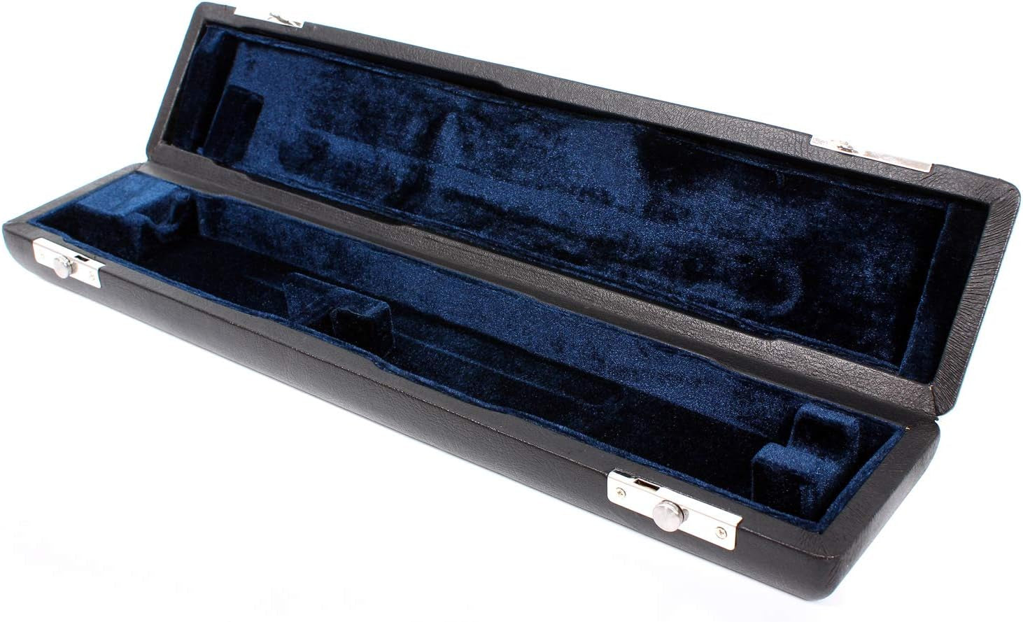 17 Hole B Foot Flute Case Hard Shell with PU Leather and Oxford Outer Bag Adjustable Strap Portable Storage Box Flute Bag for Beginners,Students,Players Musicians