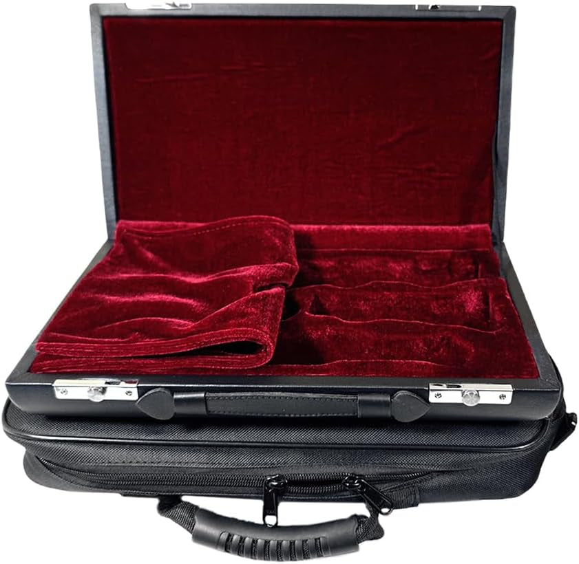Oboe Case Hard Shell with PU Leather and Oxford Outer Bag Adjustable Strap Portable Oboe Bag for Beginners,Students,Players Musicians