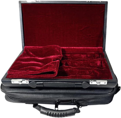 Oboe Case Hard Shell with PU Leather and Oxford Outer Bag Adjustable Strap Portable Oboe Bag for Beginners,Students,Players Musicians