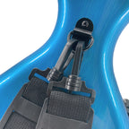 Yinfente 4/4 Violin Case Carbon Fiber Hard shell with Back strap handle Blue Hard Case