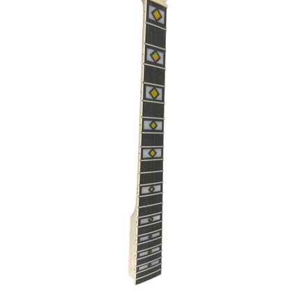 Yinfente New guitar neck 22fret 24.75inch Paddle Head Block Inlay Maple Rosewood Fretboard