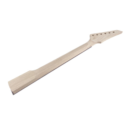 Yinfente New Guitar Neck 22Fret 25.5Inch Maple Wood Rosewood Guitar Fretboard Shark Fin Inlay Reversed Head Jackson Necks