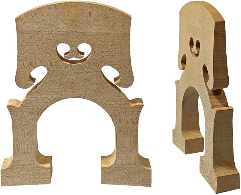 Yinfente 3/4 Upright Bass Bridge Maple Bass Bridges Double Bass Parts Durable