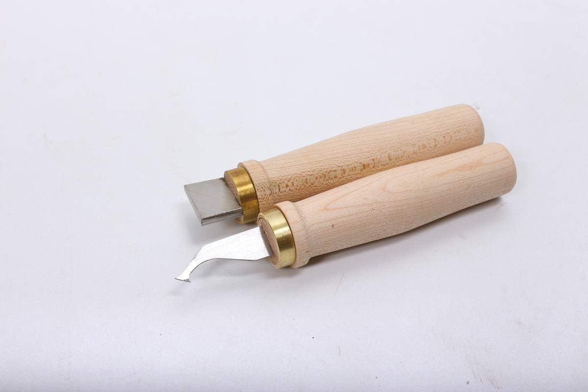 1Set Violin Making Tools Steel Blade Cut Violin Bridge F-Hole Knife Scraper Violin Peg Hole Files Violin Purfling Knife