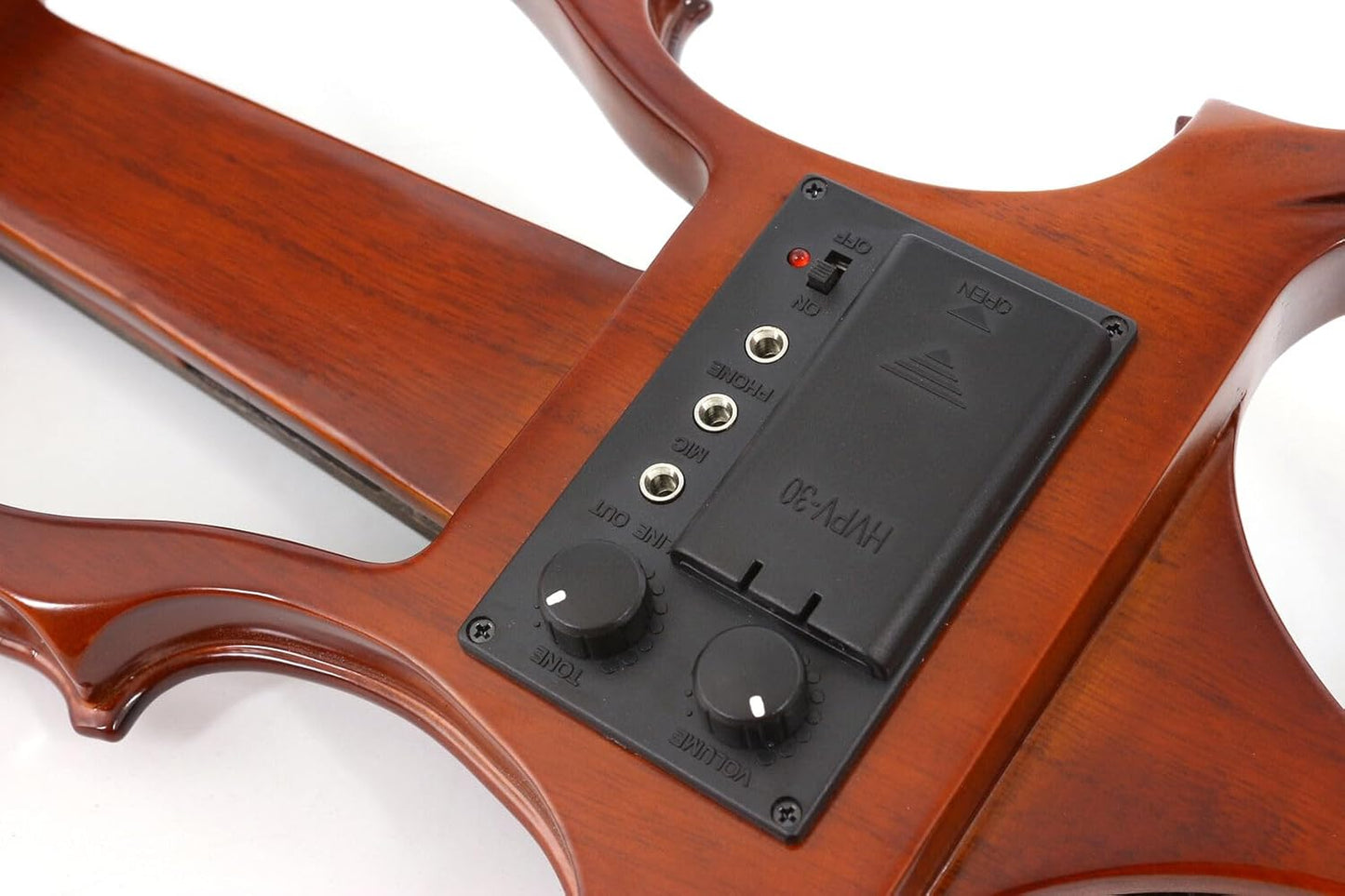Yinfente Electric Violin Red 4/4 Full Size Solid Wood For Beginner,Adult,4 String Professional,Silent Electric Violins With Ebony Fittings