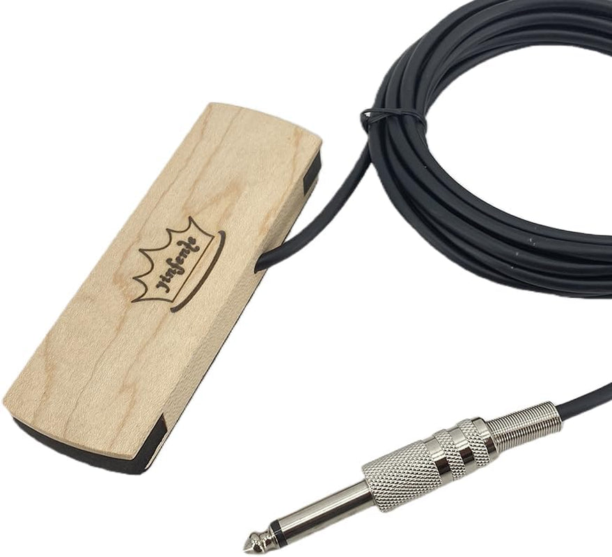 Sound Hole Pickups Steel Strings Guitar Magnetic Pickups Maple Housing with 6.3Mm Jack for Acoustic Classic Guitars