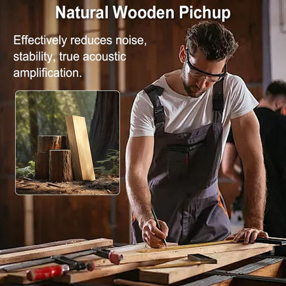 Sound Hole Pickups Steel Strings Guitar Magnetic Pickups Maple Housing with 6.3Mm Jack for Acoustic Classic Guitars