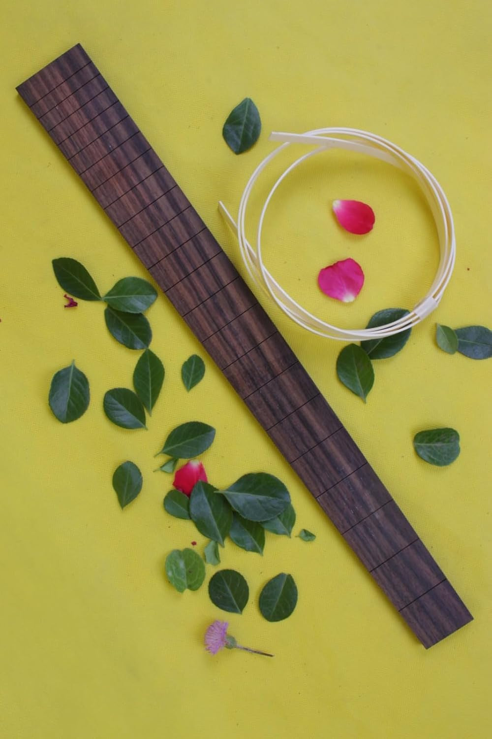 22 Fret Electric Guitar Fingerboard Rosewood Fretboard for Guitar Replacement Parts 25.5 Inch without Inlay DIY (Gtzb-021)