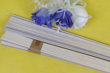 20X Guitar Strip Inlay Guitar Luthier Figured Purfling Guitar Body Binding Wood Inlay 640X7X1.0Mm #60