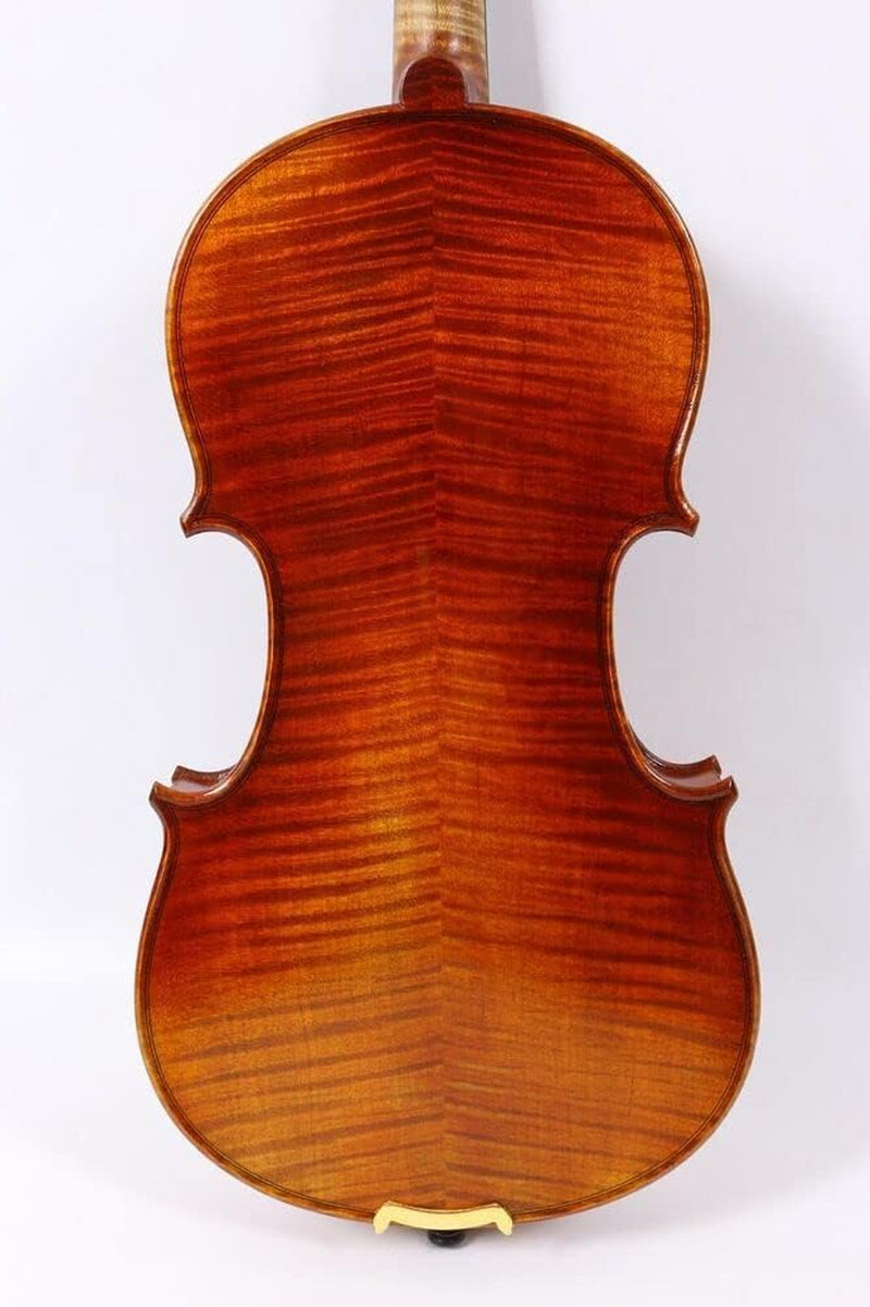 Master 4/4 Violin Stradivari Model Nice Sound Free Case Bow Flame Maple Spruce Wood Hand Made Paint