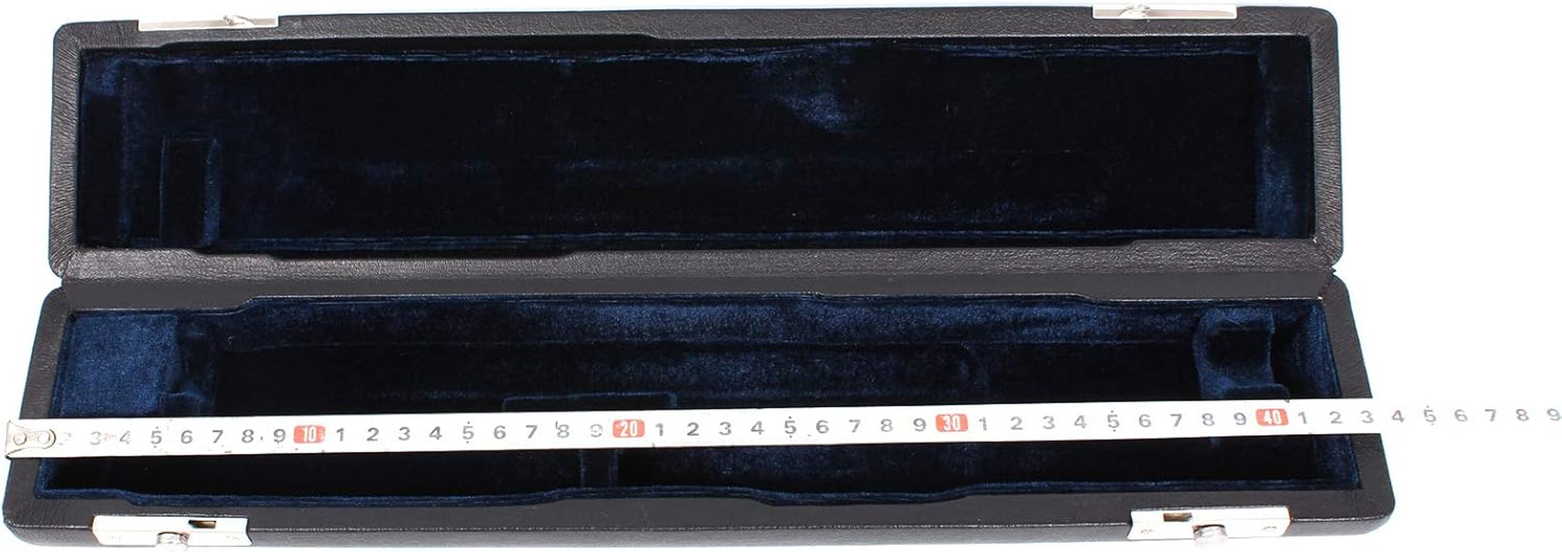 17 Hole B Foot Flute Case Hard Shell with PU Leather and Oxford Outer Bag Adjustable Strap Portable Storage Box Flute Bag for Beginners,Students,Players Musicians