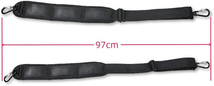 2Pcs Replacement Shoulder Strap Padded Universal Adjustable Bag Strap with Hooks for Laptop Violin Case Viola Case Cello Case Straps